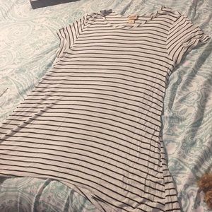 Black and White Striped Shirt